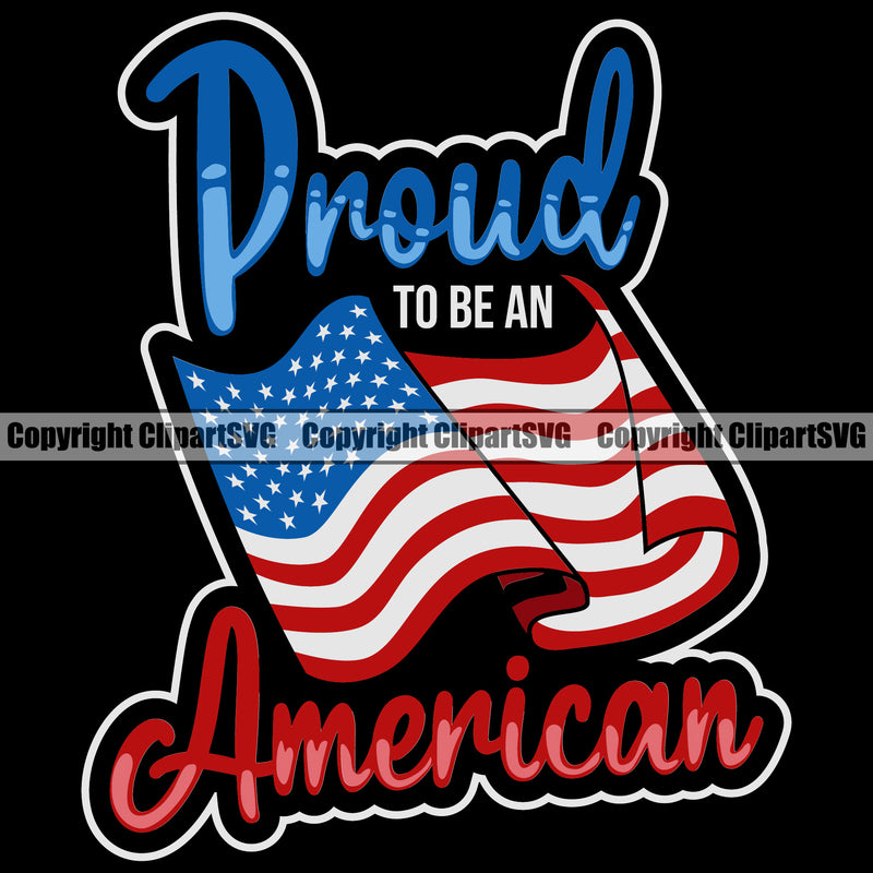 USA Flag Gun Weapon Rights United States America 2nd Amendment Proud To Be American Color Quote Text Design Element Military Army Art Design Logo Clipart SVG