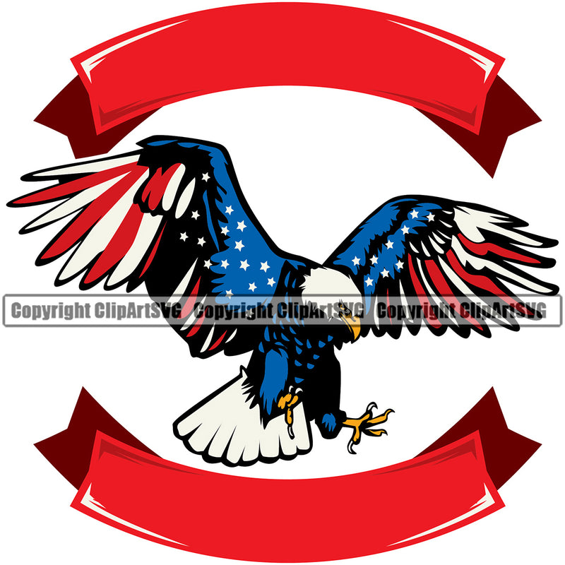 USA Flag Gun Weapon Rights United States America Eagle Colorful Design Element White Background 2nd Amendment American Military Army Art Design Logo Clipart SVG