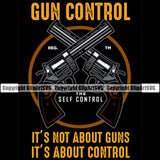 USA Flag Gun Weapon Rights United States America 2nd Amendment Gun Control Its Not About Gun Its About Control Color Quote Text Design Element American Military Army Art Design Logo Clipart SVG