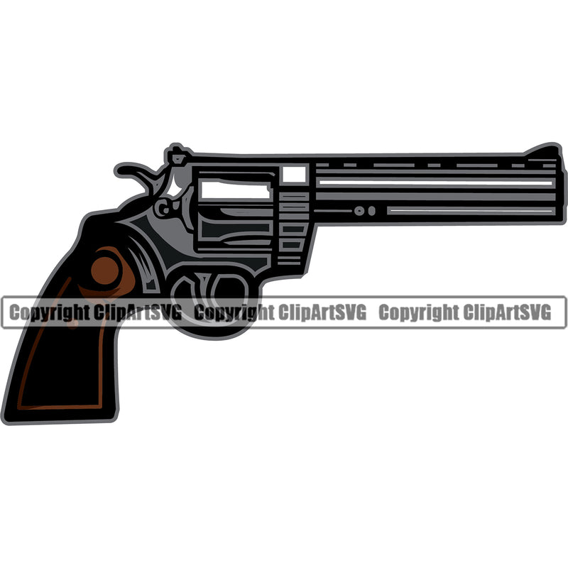 Military Army Gun Weapon Rights 2nd Amendment USA America American Gun Flag Black Design Element Art Design Logo Clipart SVG