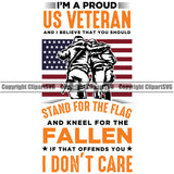 USA Flag Gun Weapon Rights United States America I'm A Proud US Veteran Stand For The Flag Fallen I Don't Care Color Quote Text White  Background Design Element 2nd Amendment American Military Army Art Design Logo Clipart SVG