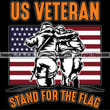 USA Flag Soldier Carrying Another Soldier Gun Weapon Rights United States America 2nd Amendment American Military Army Us Veteran Stand For The Flag Color Quote text Design Element Black Background Art Design Logo Clipart SVG