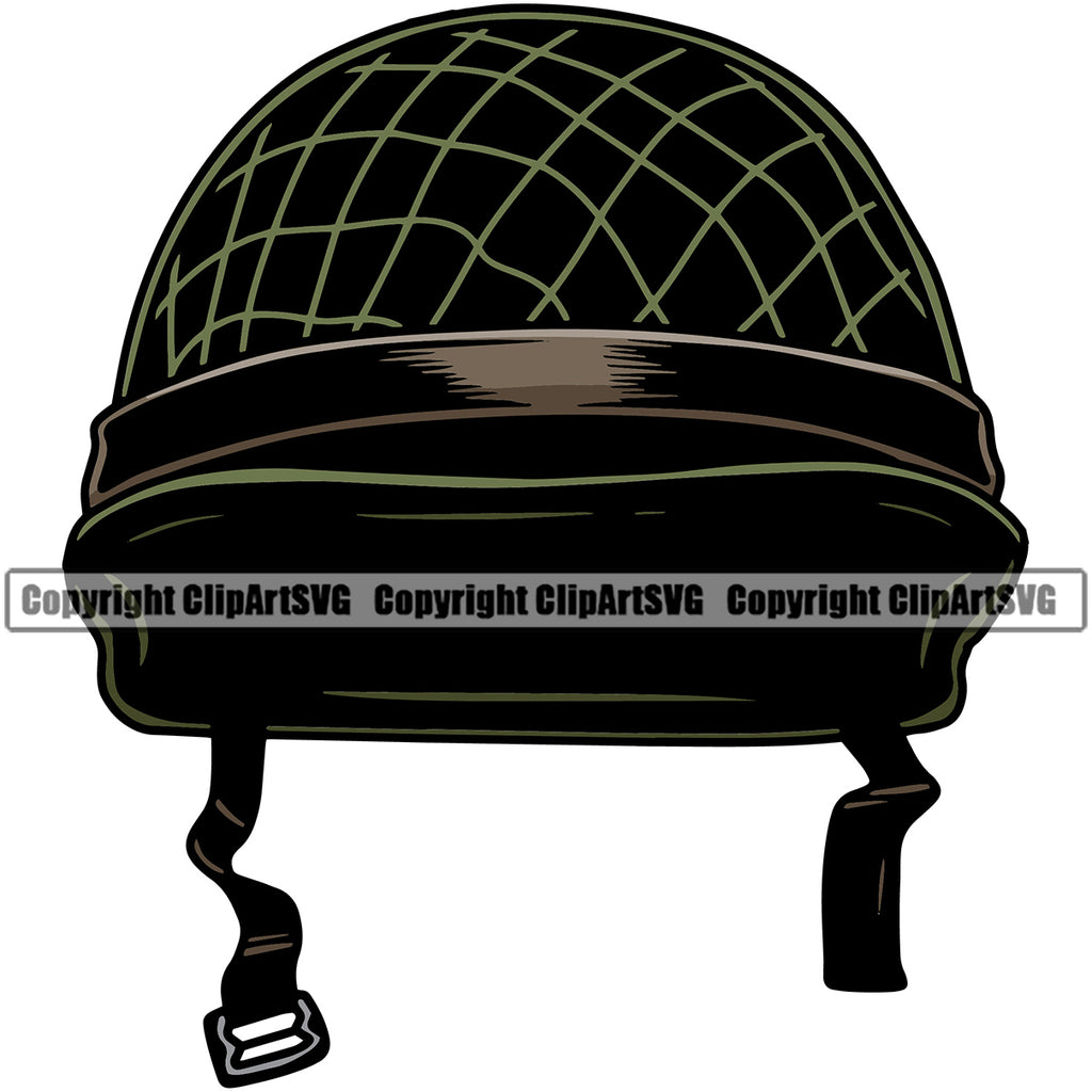 Military Army Gun Weapon Helmet Design Element Safety Rights 2nd Amendment USA America American Art Design Logo Clipart SVG