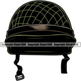 Military Army Gun Weapon Helmet Design Element Safety Rights 2nd Amendment USA America American Art Design Logo Clipart SVG