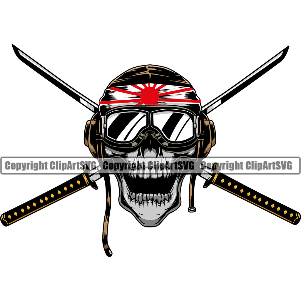 Military Army Gun Weapon Pilot Kami kazi Sword Color Design Element Rights 2nd Amendment USA America American Art Logo Clipart SVG