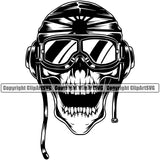 Military Army Gun Weapon Pilot Kamikaze Sword Wearing Sunglasses Design Element Rights 2nd Amendment USA America American Art Design Logo Clipart SVG