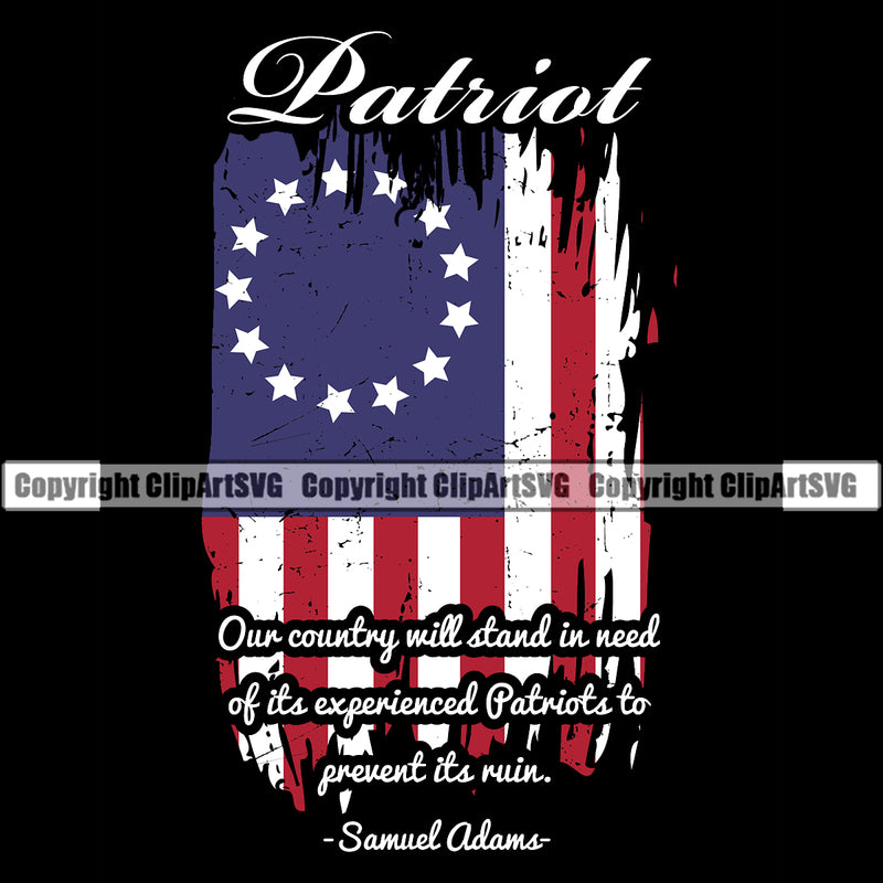 USA Flag Gun Weapon Rights United States America Soldier Flag Betsy Ross Patriot Color Quote Text Black Background Design Element 2nd Amendment American Military Army Art Design Logo Clipart SVG