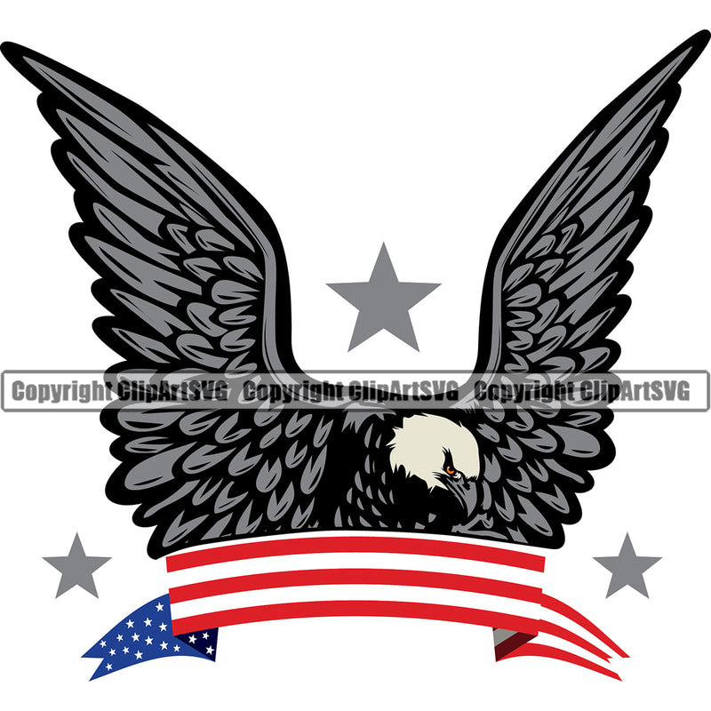 USA Flag Gun Weapon Rights United States America 2nd Amendment Soldier Flag Eagle White Background Design Element American Military Army Art Design Logo Clipart SVG