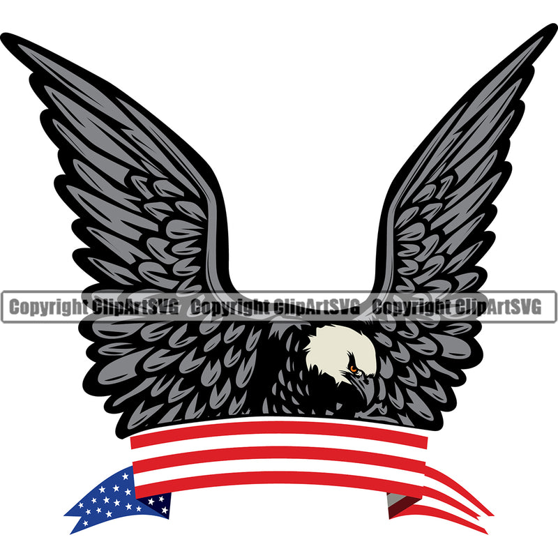 USA Flag Gun Weapon Rights United States America 2nd Amendment Soldier Flag Eagle Color Design Element American Military Army Art Design Logo Clipart SVG