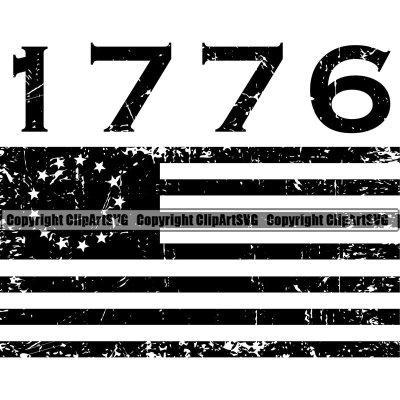 1776 USA Flag Gun Weapon Rights United States America 2nd Amendment Soldier Logo Flag Betsy Ross Distressed Quote Text Design Element American Military Army Art Design Logo Clipart SVG