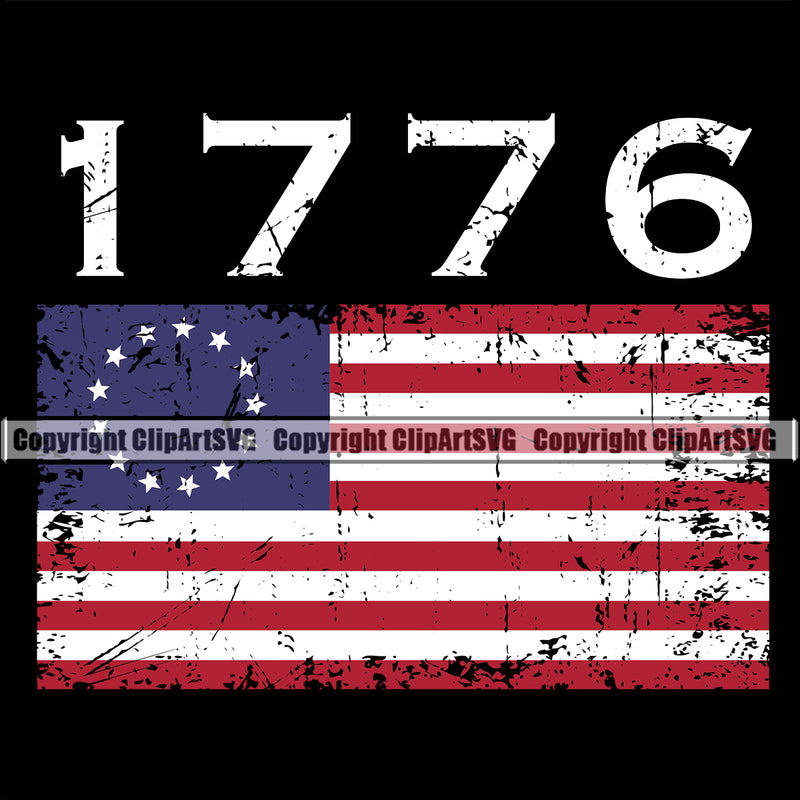 USA Flag Gun Weapon Rights United States America 2nd Amendment Soldier Logo Flag Betsy Ross Distressed 1776 Quote Text Color Flag Black Background Design Element American Military Army Art Design Logo Clipart SVG