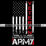 USA Flag Gun Weapon Rights United States America Solider Black Color Flag Design Element 2nd Amendment American Military Art Design Logo Clipart SVG