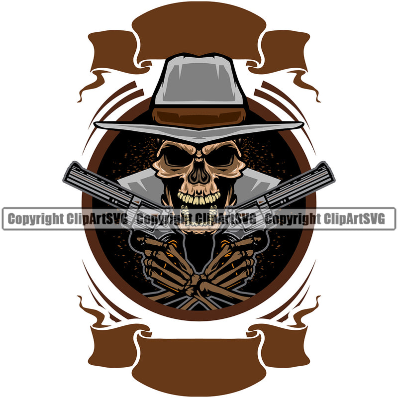 USA Flag Gun Weapon Rights United States Skull Skeleton Head Gun Holding Hand Angry Face Color Design Element America 2nd Amendment Solider American Military Army Art Design Logo Clipart SVG