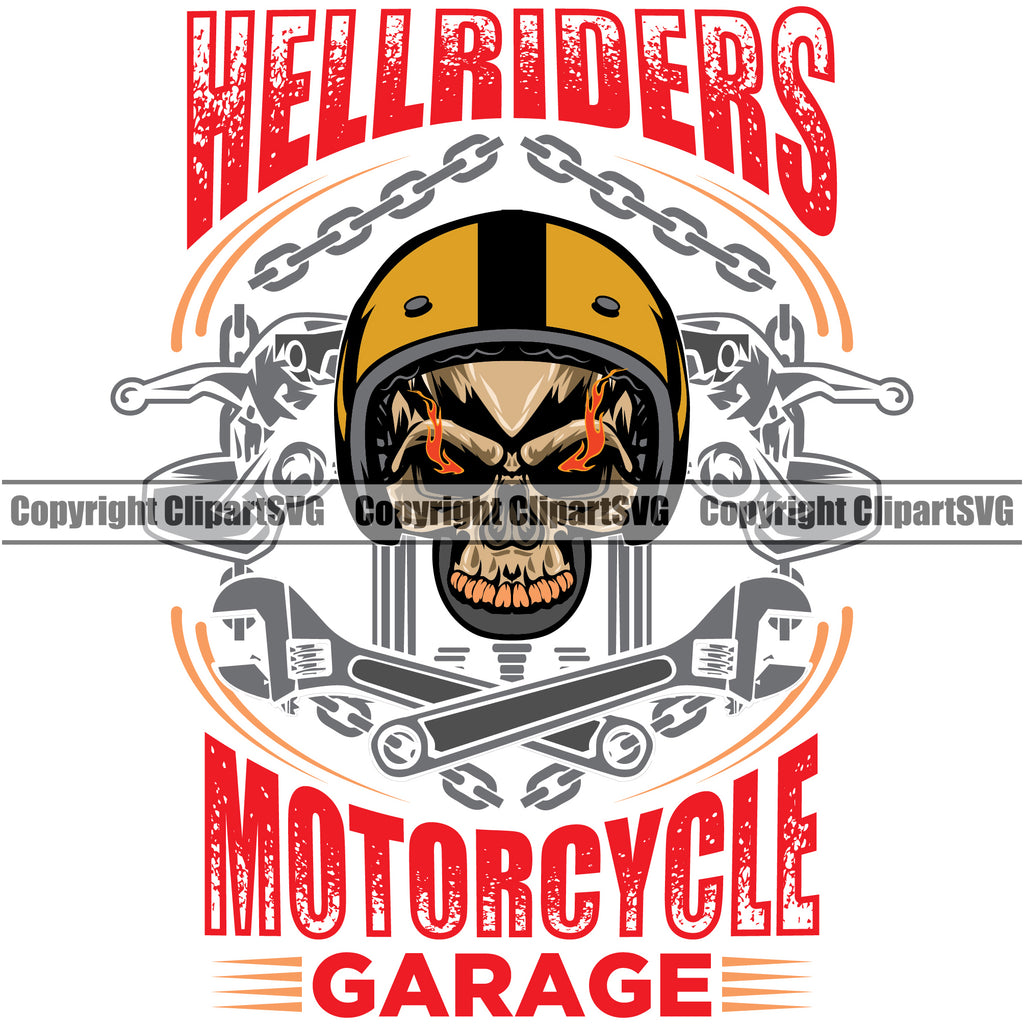 Motorcycle Garage Badge Piston Chain Emblem Stock Vector (Royalty Free)  1471883609 | Shutterstock