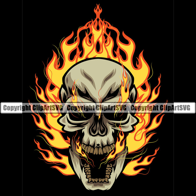 USA Flag Gun Weapon Rights United States America Skull Skeleton Head Fire Design Element Black Background 2nd Amendment Solider American Military Army Art Design Logo Clipart SVG