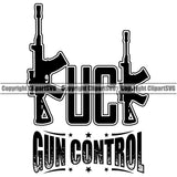 USA Flag Gun Weapon Rights United States America Fuck Gun Control Black Color Quote Text Design Element 2nd Amendment Solider American Military Army Art Design Logo Clipart SVG