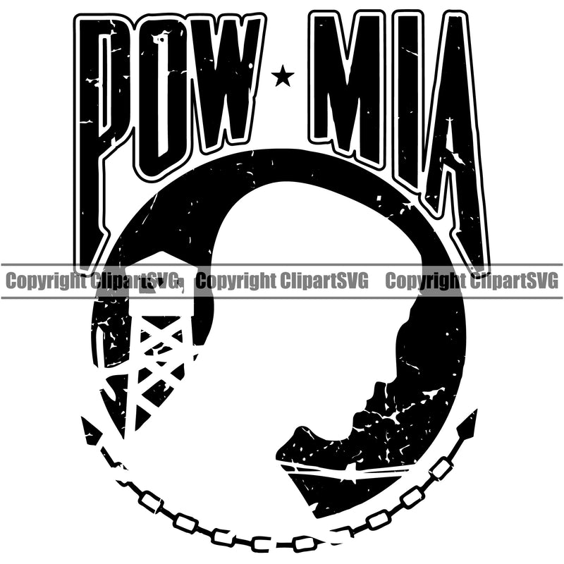 USA Flag Gun Weapon Rights United States America 2nd Amendment Solider Fallen POW MIA Prisoner Of War Missing In Action Quote Text Design Element Silhouette American Military Army Art Design Logo Clipart SVG