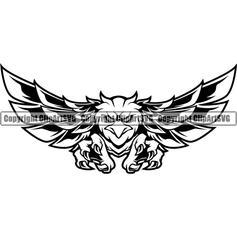 Eagle Eagles Ameircan Bald USA America Bird Animal Wings Flying Freedom Wildlife Sports School Team Mascot Game Fantasy eSport Animal Emblem Badge Logo Symbol Tattoo Logo Symbol Black Clipart SVG