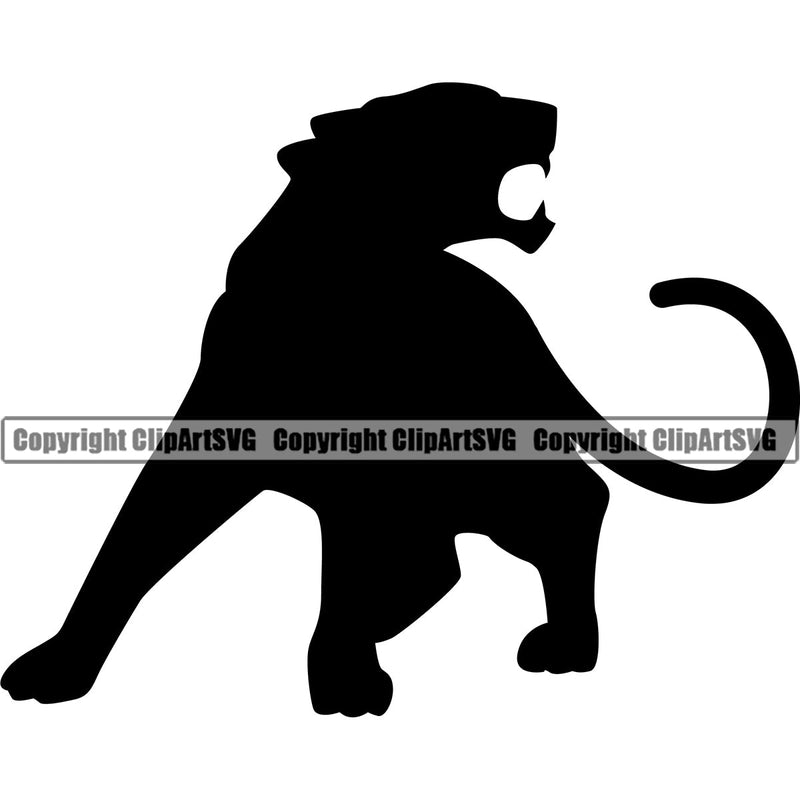 Jaguar Jaguars Wild Big Cat Wildlife Predator Beast Cheetah Leopard Jungle Nature Zoo Sports School Team Mascot Game Fantasy eSport Animal Emblem Badge Logo Symbol Tattoo Black Silhouette Logo Symbol Clipart SVG