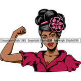 Black Woman African American Female Nubian Queen Lady Cartoon Character Girl Head Face Portrait Hair Style Braid Band Dress Jewels Jewelry Art Silhouette Design Logo Clipart SVG