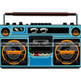 DJ Disc Jockey Music Vinyl Turntable Record Player Mixing Mixer Spin Spinning Scratch Scratching Album Club Sound Radio Dee Jay Stereo Beat Maker Boombox Vintage Retro Cassette Tape Recorder Ghetto Blaster Hip Hop Rap Color Art Design Logo Clipart SVG