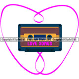 DJ Disc Jockey Music Vinyl Turntable Record Player Mixer Mixing Spin Spinning Scratch Scratching Album Club Sound Radio Dee Jay Cassette Tape Love Songs He Mixtape Audio Recording Media Vintage Retro Silhouette Art Design Logo Clipart SVG