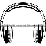 DJ Disc Jockey Music Vinyl Turntable Record Player Mixer Mixing Spin Spinning Scratching Scratch Album Club Sound Radio Dee Jay Stereo Beat Maker Headphones Silhouette Art Design Logo Clipart SVG