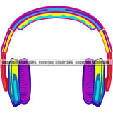 DJ Disc Jockey Music Vinyl Turntable Record Player Mixer Mixing Spinning Spin Scratch Scratching Album Club Sound Radio Dee Jay Stereo Beat Maker Headphones Color Art Design Logo Clipart SVG