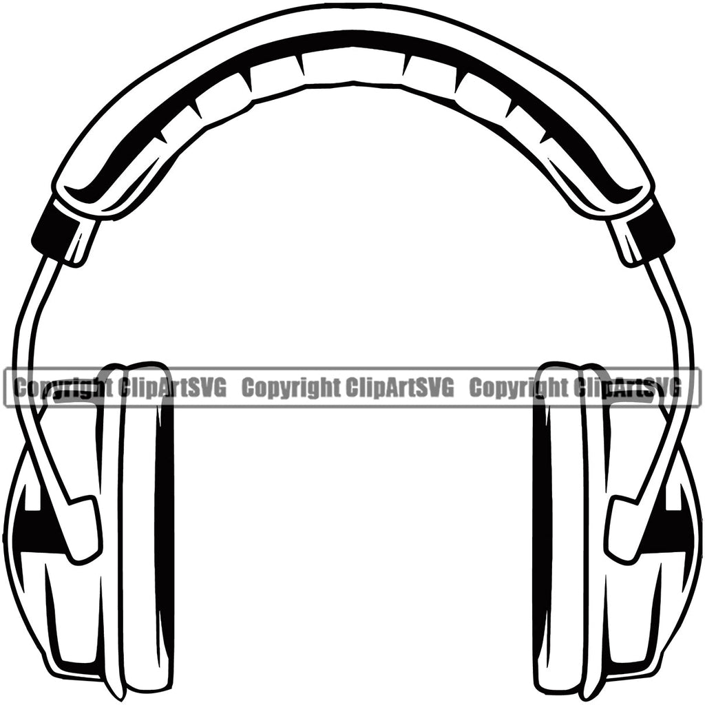 DJ Disc Jockey Music Vinyl Turntable Record Player Mixer Mixing Spin Spinning Scratch Scratching Album Club Sound Radio Dee Jay Stereo Beat Maker Headphone Silhouette Art Design Logo Clipart SVG
