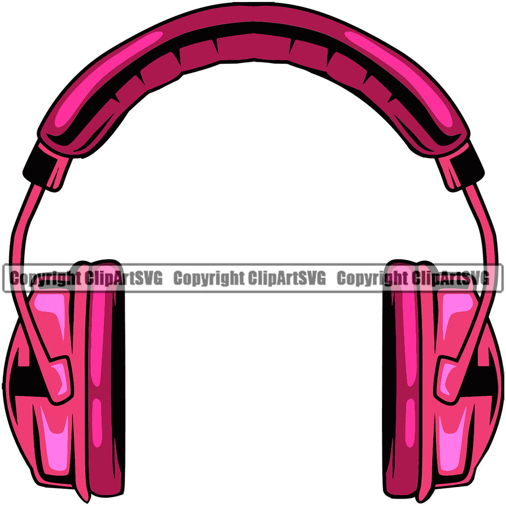 DJ Disc Jockey Music Vinyl Turntable Record Player Mixer Mixing Spin Spinning Scratch Scratching Album Club Sound Radio Dee Jay Stereo Beat Maker Headphone Color Art Design Logo Clipart SVG