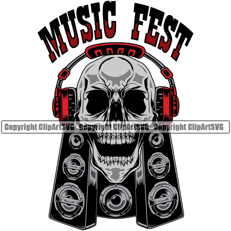 DJ Disc Skeleton Skull Jockey Music Vinyl Turntable Record Player Mixer Mixing Spin Spinning Scratch Scratching Album Club Sound Radio Dee Jay Stereo Beat Maker Headphones Audio Speaker Equipment System Sub Woofer Bass Color Art Design Logo Clipart SVG