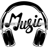DJ Disc Jockey Music Vinyl Turntable Record Player Mixer Mixing Spin Spinning Scratch Scratching Album Club Sound Radio Dee Jay Stereo Beat Maker Headphones Wave Wireless Bluetooth Studio Headset Concept Text Silhouette Art Design Logo Clipart SVG