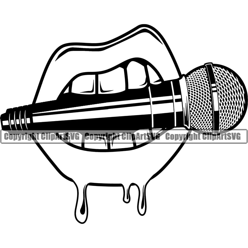 Hip Hop Microphone Art