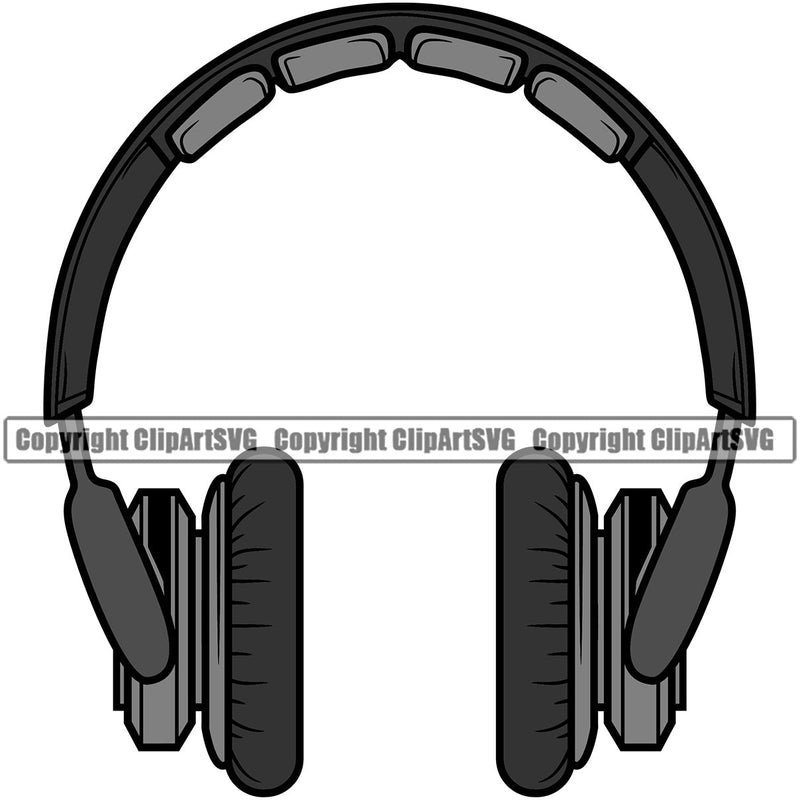 DJ Disc Jockey Music Vinyl Turntable Record Player Mixer Mixing Spin Spinning Scratch Scratching Album Club Sound Radio Dee Jay Stereo Headphones Beat Maker Color Art Design Logo Clipart SVG