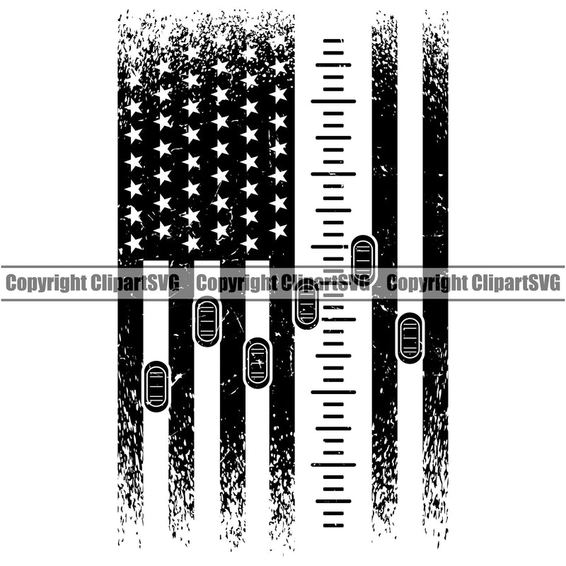 DJ Disc Jockey Music Vinyl Turntable Record Player Mixer Mixing Spin Spinning Scratch Scratching Album Club Sound Radio Dee Jay Stereo Beat Maker USA Flag Silhouette Art Design Logo Clipart SVG