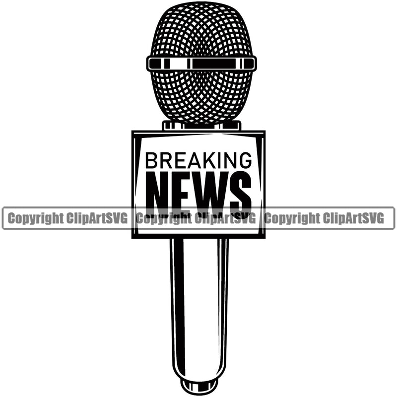 News Reporter Microphone Line Icon, Outline Vector Sign, Linear Style  Pictogram Isolated On White. Symbol, Logo Illustration. Editable Stroke.  Pixel Perfect Royalty Free SVG, Cliparts, Vectors, and Stock Illustration.  Image 80090377.
