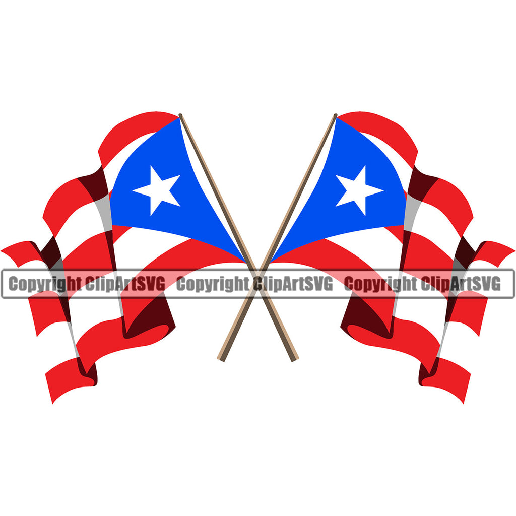 Puerto Rico Rican Flag Pride Spanish Country Nation Proud