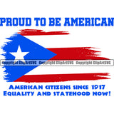 Puerto Rico Rican Flag Pride Spanish Country Nation Proud Caribbean Island Travel To Be American World Map Sign Symbol Design Element Logo