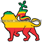 Rasta Reggae Lion Lions Flag Rastafari Rastafarian Pride Jamaica Jamaican Music Proud Reggaeton Symbol Marijuana Tree Leaf Joint Bud Pot Weed Cannabis Hemp Shop Herb Art Design Logo