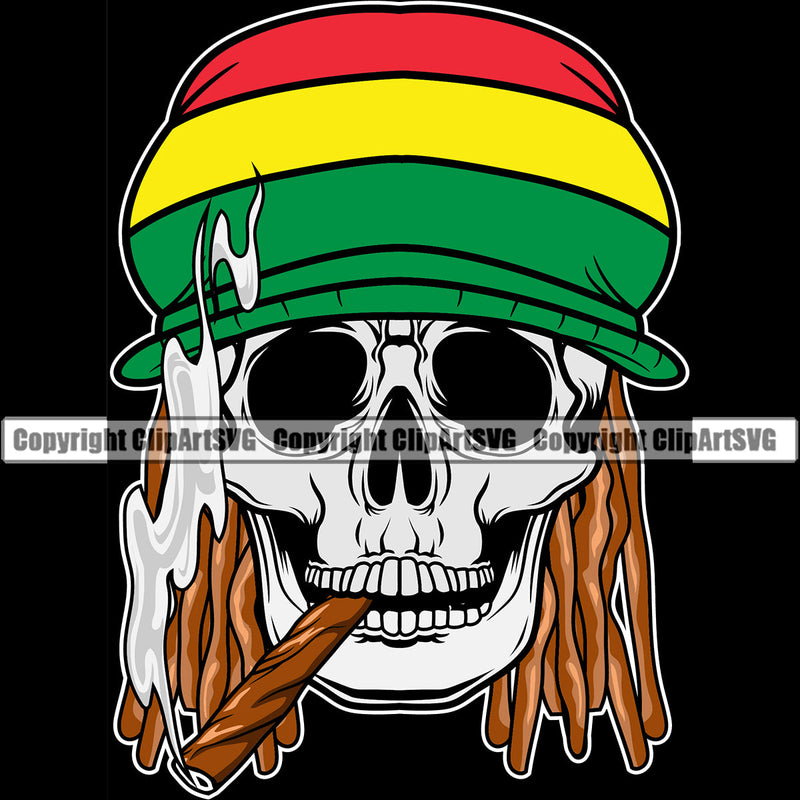 Rasta Reggae Flag Rastafari Rastafarian Proud Pride Jamaica Jamaican Reggaeton Music Marijuana Leaf Skull Skeleton Dreads Cannabis Plant Joint Bud Pot Weed Hemp Smoke Shop Drug Herb Design Logo