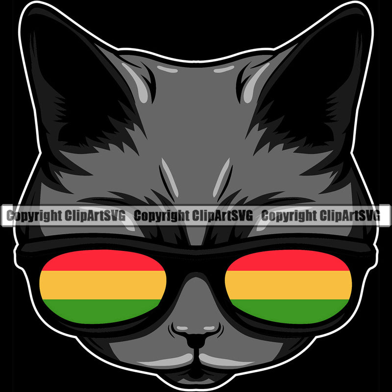 Rasta Reggae Flag Rastafari Rastafarian Pride Jamaica Jamaican Proud Reggaeton Cat Marijuana Tree Music Leaf Joint Bud Pot Weed Cannabis Hemp Shop Art Design Logo