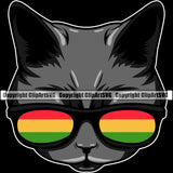 Rasta Reggae Flag Rastafari Rastafarian Pride Jamaica Jamaican Proud Reggaeton Cat Marijuana Tree Music Leaf Joint Bud Pot Weed Cannabis Hemp Shop Art Design Logo