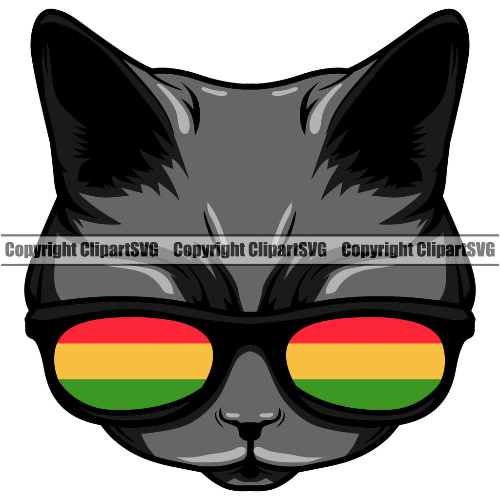 Rasta Reggae Flag Rastafari Rastafarian Pride Jamaica Jamaican Proud Reggaeton Music Cat Marijuana Tree Leaf Joint Bud Pot Weed Cannabis Hemp Shop Art Design Logo