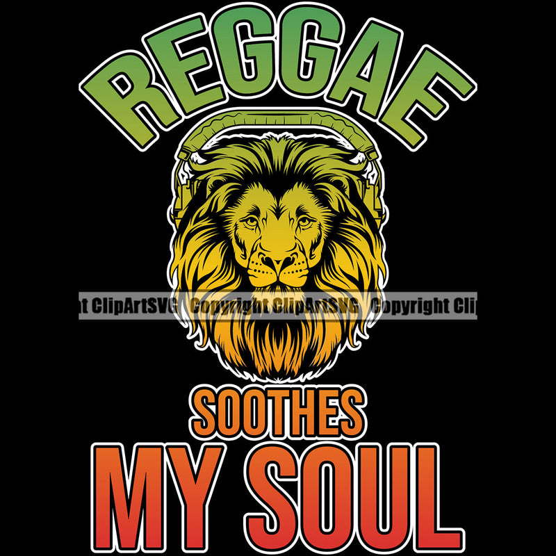 Rasta Reggae Lion Lions Flag Rastafari Rastafarian Pride Jamaica Jamaican Proud Reggaeton Music Headphones Soothes My Soul Marijuana Tree Leaf Joint Bud Pot Weed Cannabis Design Logo