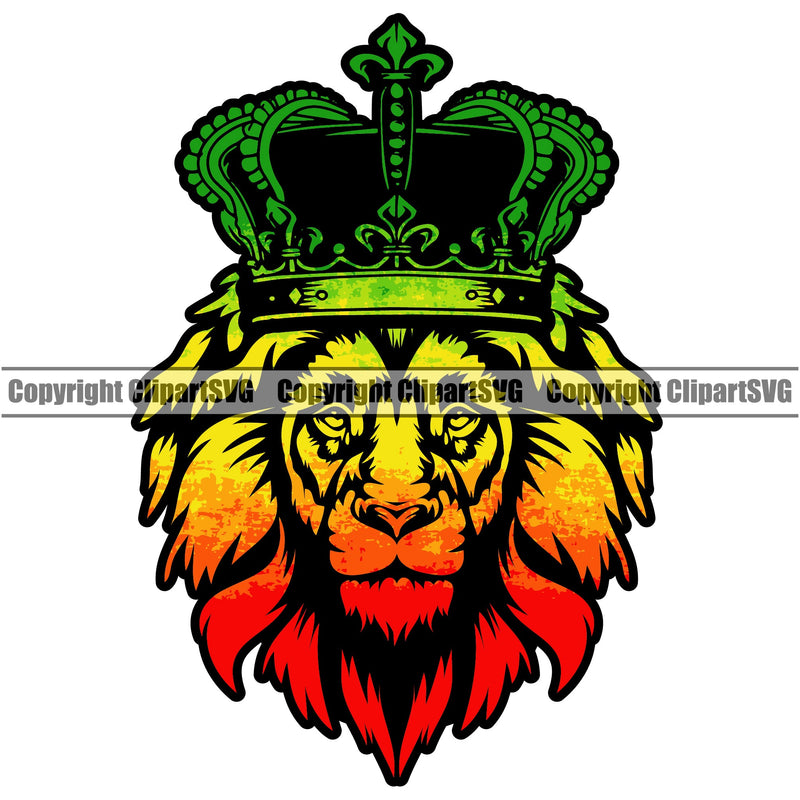 Rasta Reggae Lion Lions Flag Rastafari Rastafarian Pride Jamaica Jamaican Proud Reggaeton Music Crown King Marijuana Leaf Joint Cannabis Bud Pot Weed Art Design Element Logo