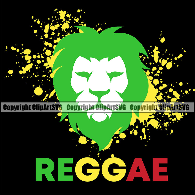 Rasta Reggae Flag Rastafari Rastafarian Pride Jamaica Jamaican Proud Reggaeton Music Lion Lions Paint Stroke Marijuana Leaf Bud Pot Weed Cannabis Hemp Shop Herb Art Design Logo