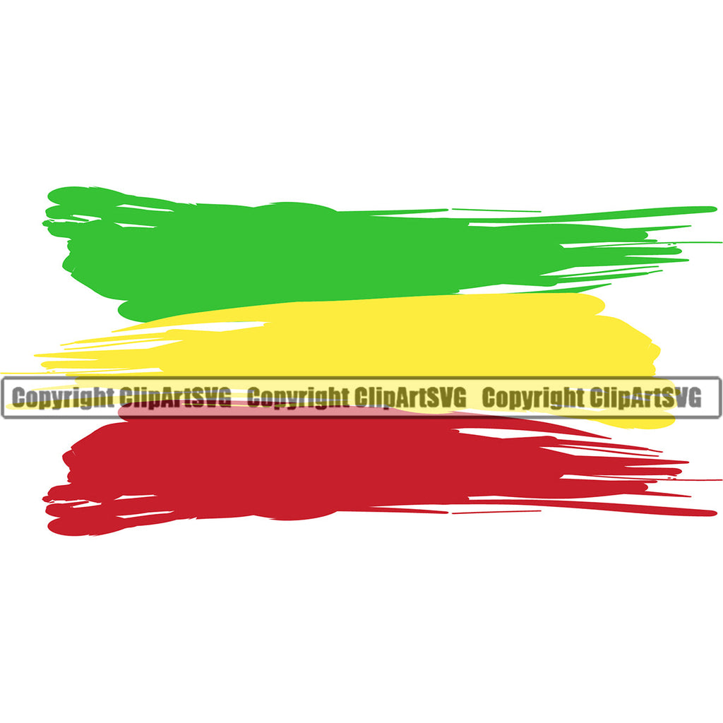 Rasta Reggae Flag Rastafari Rastafarian Pride Jamaica Jamaican Proud Reggaeton Music Paint Stroke Marijuana Leaf Bud Pot Weed Cannabis Hemp Shop Herb Art Design Logo