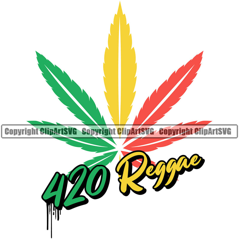 Rasta Reggae Flag Rastafari Rastafarian Pride Jamaica Jamaican Proud Reggaeton Music Bong Smoke Marijuana Leaf 420 Joint Bud Pot Weed Cannabis Hemp Shop Drug Herb Art Design Logo
