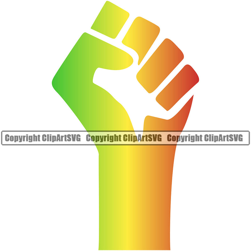 Rasta Reggae Flag Rastafari Rastafarian Pride Jamaica Jamaican Proud Reggaeton Music Hand Power Gradient Fist Unity Love Hippy Marijuana Weed Cannabis Design Element Logo