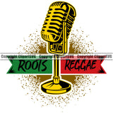 Rasta Reggae Flag Rastafari Rastafarian Pride Jamaica Jamaican Proud Reggaeton Music Roots Radio Microphone Hippy Marijuana Leaf Bud Pot Weed Cannabis Shop Design Logo